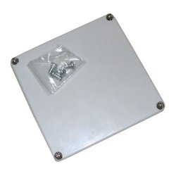 IP65 Plastboks 120x122x55mm Gr. Lukkes med fjederlseskruer.