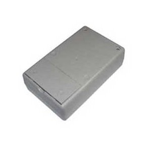 PLASTBOKS m. BATTERIRUM 110x65x33mm GR