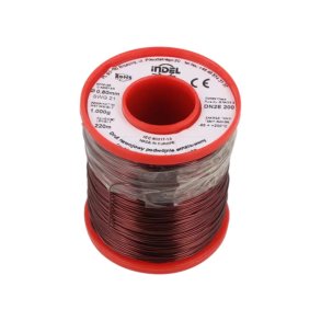 Lakeret kobbertr�d �=0.80mm 1kg (220m)