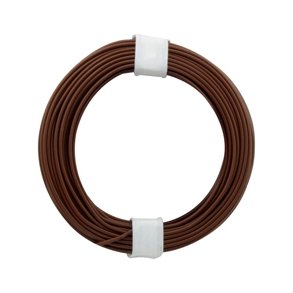 BL�D MONTERINGSLEDNING BRUN 0.14mm&sup2; 10m FLERKORET