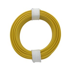 BL�D MONTERINGSLEDNING GUL 0.14mm� 10m FLERKORET