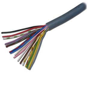 16x0.5mm  1m MONTERINGSLEDNING DIVERSE FARVER