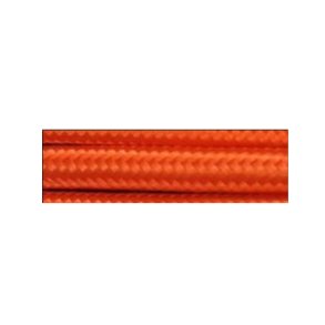 Stofledning orange rund 2x0.75mm�  70� pr. meter