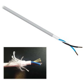 STOFLEDNING HVID RUND 2x0.75mm 90 m. TRKAFLASTNING MAX 8kg PR. METER