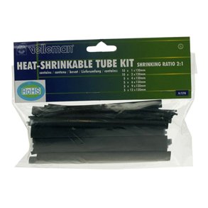 KRYMPEFLEX SORTIMENT SORT 12cm 40stk KRYMPER 2:1