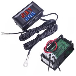 DIGITAL TERMOMETER 4-28VDC -20~100C DOBBELT RDT/BLT DISPLAY