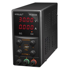 Laboratoriestrmforsyning 0-30Vdc 0-3A switch mode