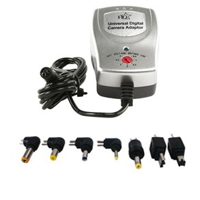 Switch-mode 230Vac/3-8.4Vdc 15W strmforsyning for digitalkamera