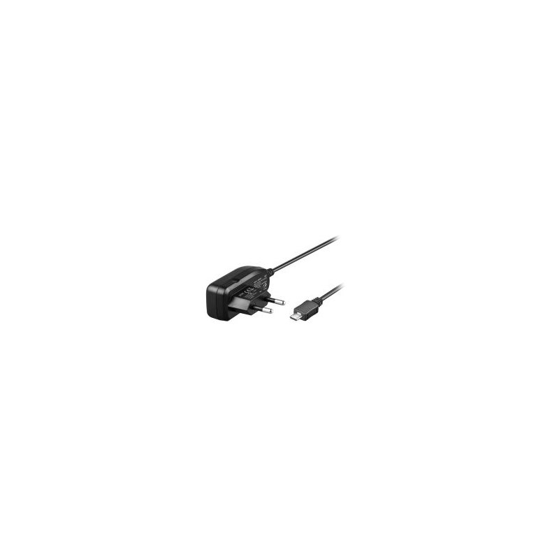 SWITCH-MODE 230Vac/5Vdc 1A 1.4m kabel STRMFORSYNING med USB MICRO-B