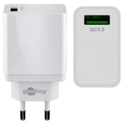 USB STRMFORSYNING 230Vac/5Vdc-3A/ 9Vdc-2A/12Vdc-1.5A 18W HVID