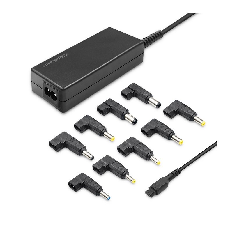 Switch-Mode desktop str�mforsyning 230Vac/18.5-20Vdc 65W (3.5A) 9 stik
