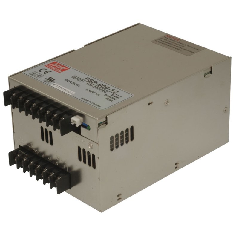 Str�mforsyning 12Vdc 50A 600W