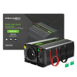 Inverter 12Vdc ind 230Vac 300W ren sinus ud