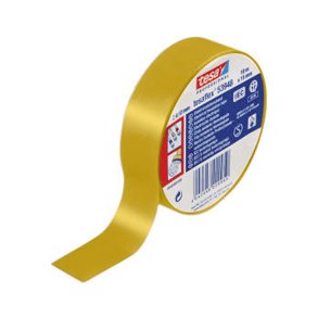 Isolertape 10m x 19mm gul