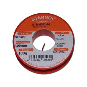 LODDETIN m. BLY 60/40 1.0mm 100g