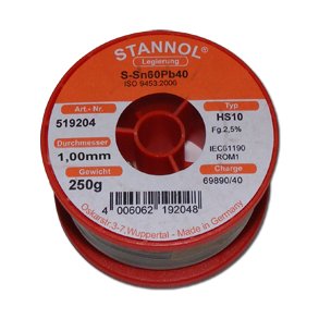 LODDETIN m. BLY 60/40 1.0mm 250g