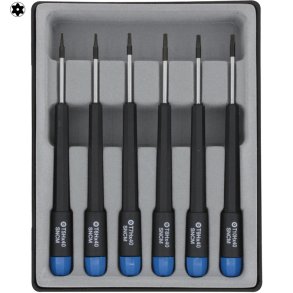 TORXSKRUETRKKERST T5-T10 6 stk. I SKE