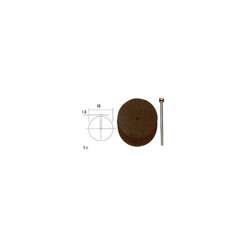 PROXXON 5 stk. skreskiver 38x0.7mm m. holder