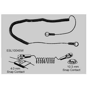 ESD ledning 2.4m antistatisk mtte til armbnd
