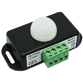 PIR Sensor 12-24V/6A Sort - Automatikdele - EL-SUPPLY
