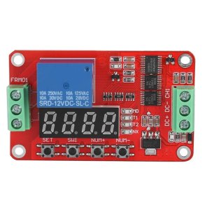TIMER MED REL 12V 18 FUNKTIONER