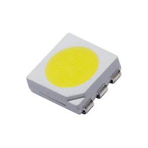 Hvid SMD LED PLCC-6 3200K 6000mcd 20lm 3.2V 90mA 5x5.5mm