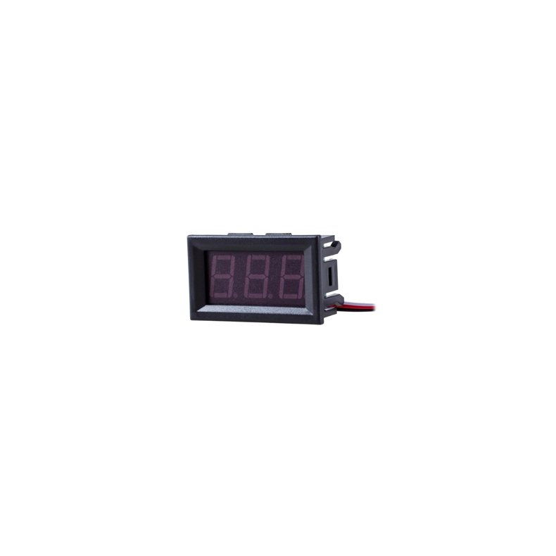 VOLTMETER LED DIREKTE MLING 4-30V 3 CIFRE