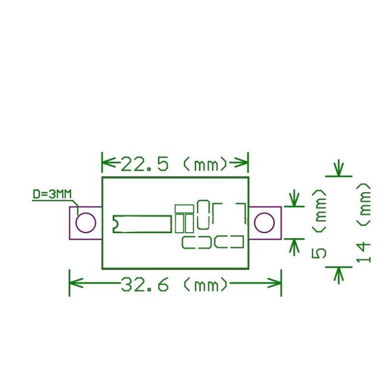 VOLTMETER DIGITALT LED MICRO 3-30VDC 3 CIFFER RD