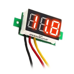 VOLTMETER DIGITALT LED MICRO 0-100V 3 CIFFER R�D