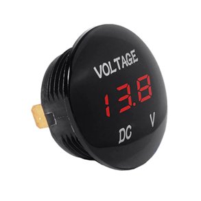 VOLTMETER DIGITALT LED 6-48VDC R�D �29mm VANDT�T