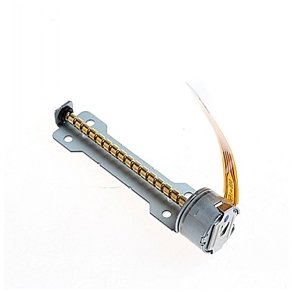 STEPMOTOR 15mm MED SPIRAL AKSEL 50mm