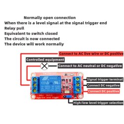 RELKORT MED OPTOKOBLER INDGANG 5VDC 1 KANAL 5V 250VAC/10A 30VDC/10A