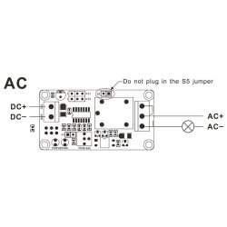 RELPRINT MED FORSINKELSE 5V/10A 30VDC/250VAC
