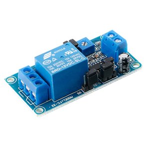 Relprint med forsinkelse 12V/10A 30VDC/250VAC