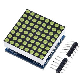 DOT MATRIX MODUL 8x8 MAX7219 GRN