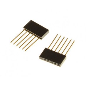 STAKBAR PIN HEADER 14.5mm 6BEN (2stk.)