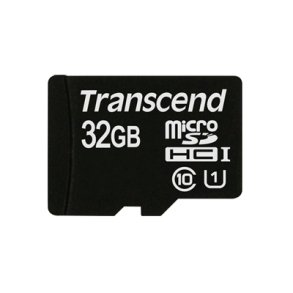 MicroSD KORT 32GB CLASS 10 Transcend SDHC I 90MB/s