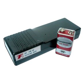 FB08 MONTAGEBOKS 140x50x25mm m. RILLER SORT