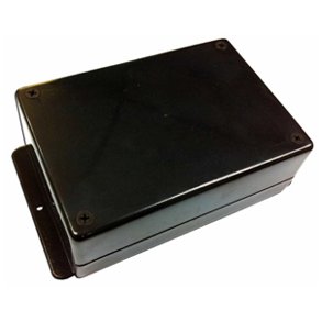 FB30 MONTAGEBOKS 105x150x57mm m. FLANCE SORT