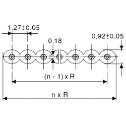 FLADKABEL 16 LEDER GR 0.09mm 1.27mm PR. METER