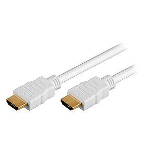HDMI KABEL HVID 0.50m HIGH SPEED (1.4)