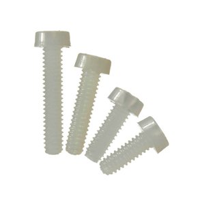 Maskinskrue nylon M2x8mm krydskrv PH cylinderhoved