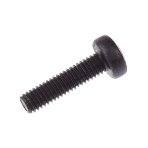 MASKINSKRUE M3x20mm LIGE KRV SORT CYLINDERHOVED FORZINKET STL