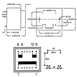 TRANSFORMATOR 2x15V/2x11VA(20-22VA)