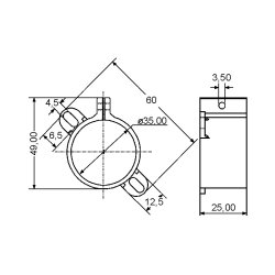 B�jle for elektrolyt 34-37mm nylon