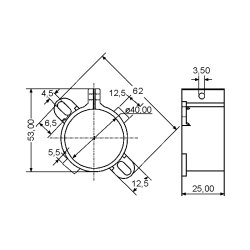 B�jle for elektrolyt 39-43mm nylon