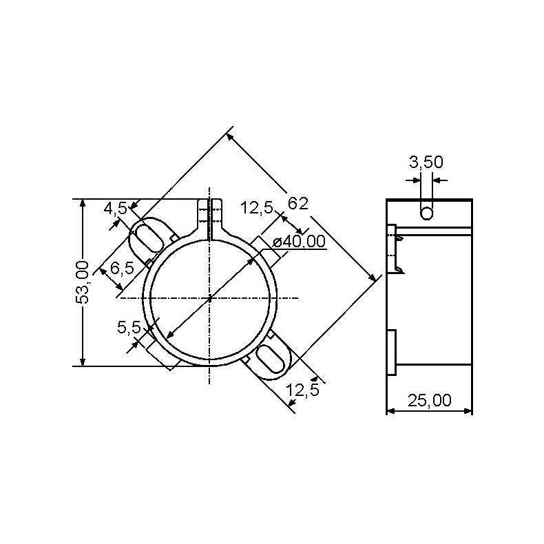 B�jle for elektrolyt 39-43mm nylon