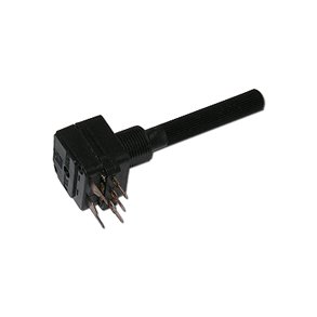 DREJEPOTENTIOMETER MONO 1K OHMA 6mm AKSEL AFBRYDER LINER