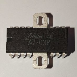 TA7203P Audio Amplifier 20V 2x2W DIL14