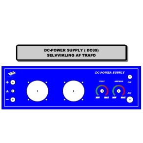 STR�MFORSYNING DC89 m. SELVVIKLING (BYGGES�T)